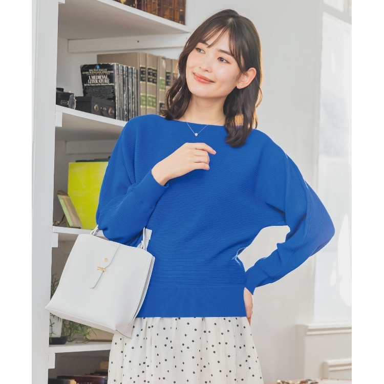 イッツデモ(ITS' DEMO)の【アンチピリング／洗濯機OK】リブドルマンニット ニット/セーター