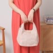 イッツデモ(ITS' DEMO)の【WEB限定色あり】花柄レースミニトート ライトピンク(470)