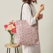 イッツデモ(ITS' DEMO)の【A4対応】花柄薄マチトート ピンク(172)