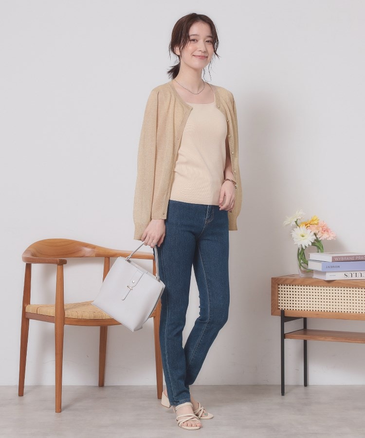 イッツデモ(ITS' DEMO)の【定番人気／手洗い可／M・L展開】ラメクルーカーデ10