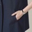 イッツデモ(ITS' DEMO)の【手洗い可】麻調メッシュジレ14