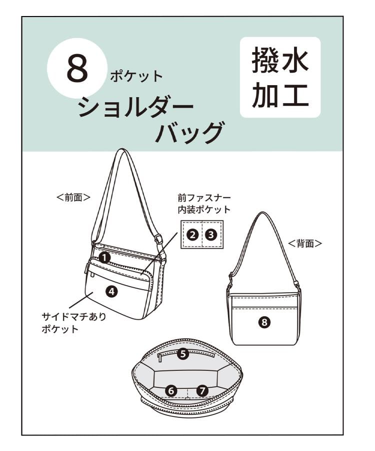 イッツデモ(ITS' DEMO)の撥水8ポケットコンビショルダー26