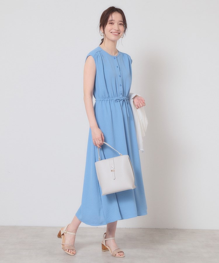 イッツデモ(ITS' DEMO)の【接触冷感／吸水速乾／洗濯機OK】イージーケアドロストワンピース＜ラク服シリーズ＞17