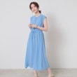 イッツデモ(ITS' DEMO)の【接触冷感／吸水速乾／洗濯機OK】イージーケアドロストワンピース＜ラク服シリーズ＞ サックスブルー(090)