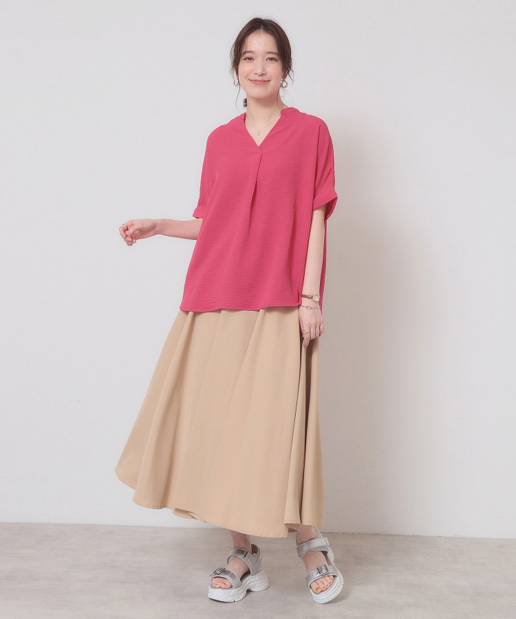 イッツデモ(ITS' DEMO)の【接触冷感／吸水速乾／洗濯機OK】イージーケアスキッパーブラウス＜ラク服シリーズ＞14