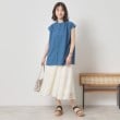 イッツデモ(ITS' DEMO)の【清涼感／手洗い可】麻調前開きブラウス14