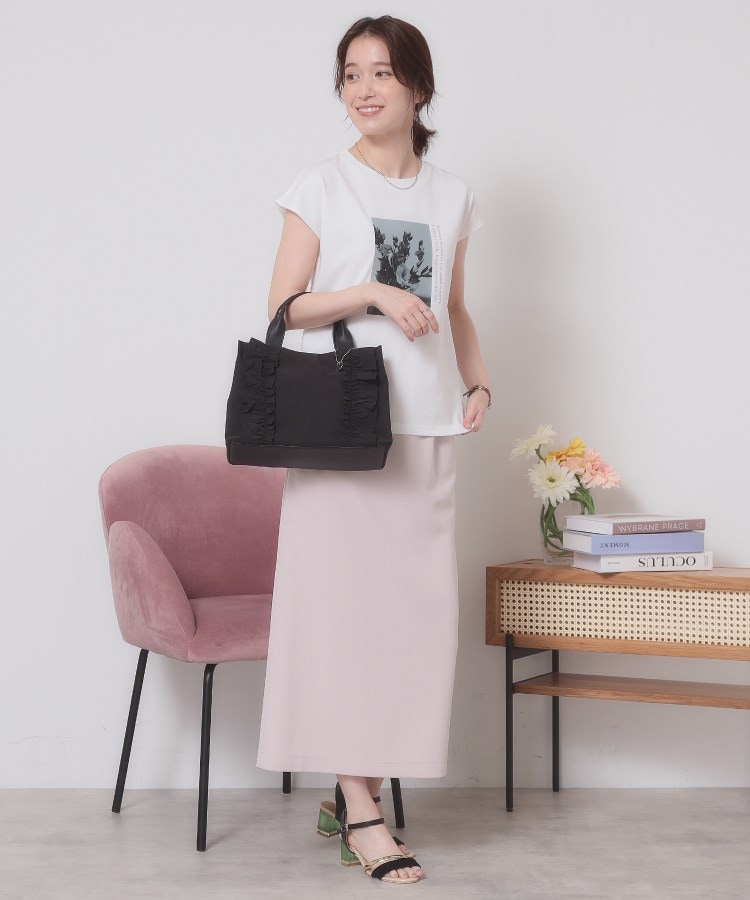 イッツデモ(ITS' DEMO)の【手洗い可】フォトフレンチTシャツ3