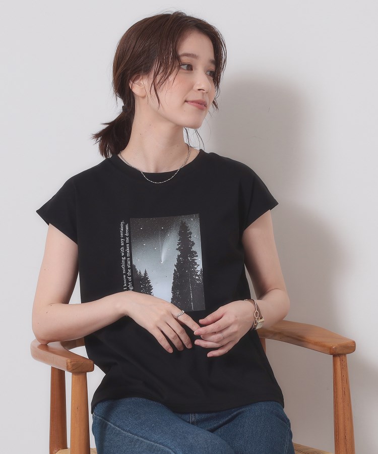 イッツデモ(ITS' DEMO)の【手洗い可】フォトフレンチTシャツ5