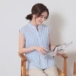 イッツデモ(ITS' DEMO)の【洗濯機OK】ギャザーストライプブラウス5