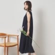 イッツデモ(ITS' DEMO)の【清涼感／手洗い可】麻調メッシュワンピース12