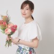 イッツデモ(ITS' DEMO)の【手洗い可】パール調飾り付きパフ袖プルオーバー6