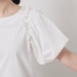 イッツデモ(ITS' DEMO)の【手洗い可】パール調飾り付きパフ袖プルオーバー17