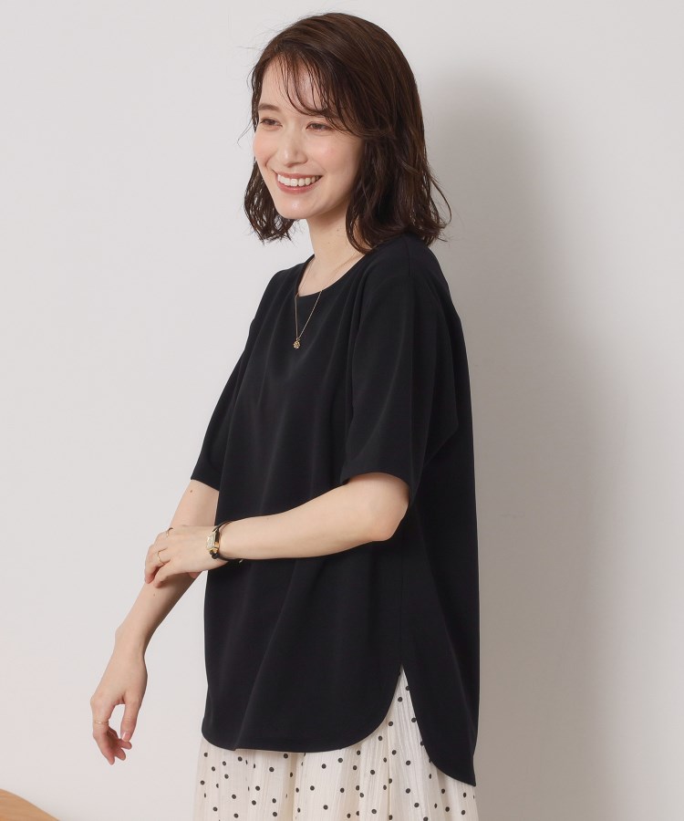 イッツデモ(ITS' DEMO)の【接触冷感／洗濯機OK】カットジョーゼットTシャツ6