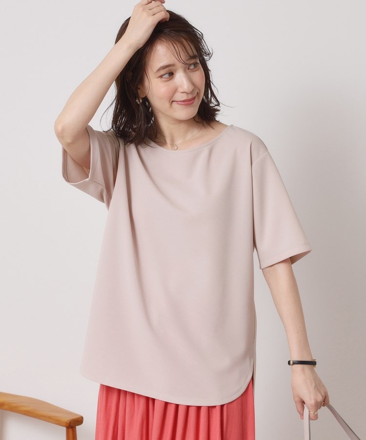 イッツデモ(ITS' DEMO)の【接触冷感／洗濯機OK】カットジョーゼットTシャツ10