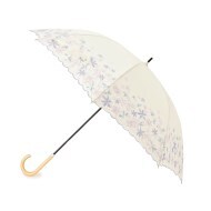 Because 晴雨兼用スカラップ花柄刺繍長傘 長傘 Its Demo イッツデモ ワールド オンラインストア World Online Store Because 晴雨兼用スカラップ花柄刺繍長傘 長傘 Its Demo イッツデモ ワールド オンラインストア World Online Store