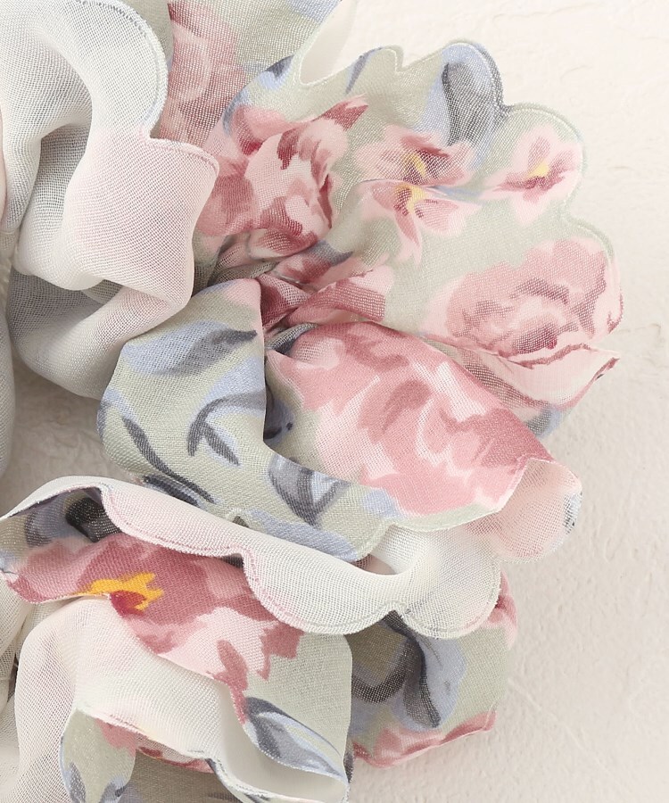 スカラップ花柄シュシュ ヘッドアクセサリー Its Demo イッツデモ ワールド オンラインストア World Online Store スカラップ花柄シュシュ ヘッドアクセサリー Its Demo イッツデモ ワールド オンラインストア World Online Store