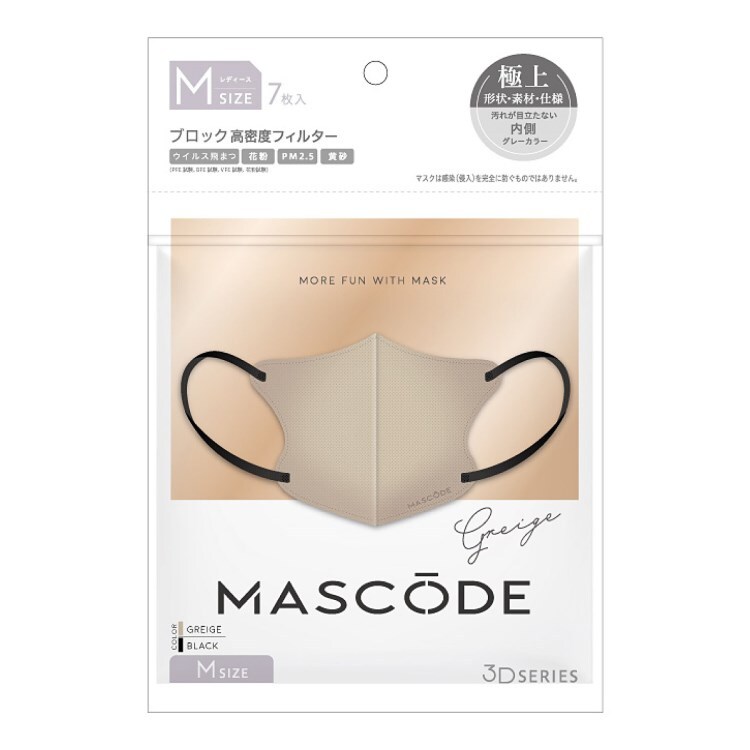 イッツデモ(ITS' DEMO)のマスコード　3Dマスク　Mサイズ（レディース） マスク