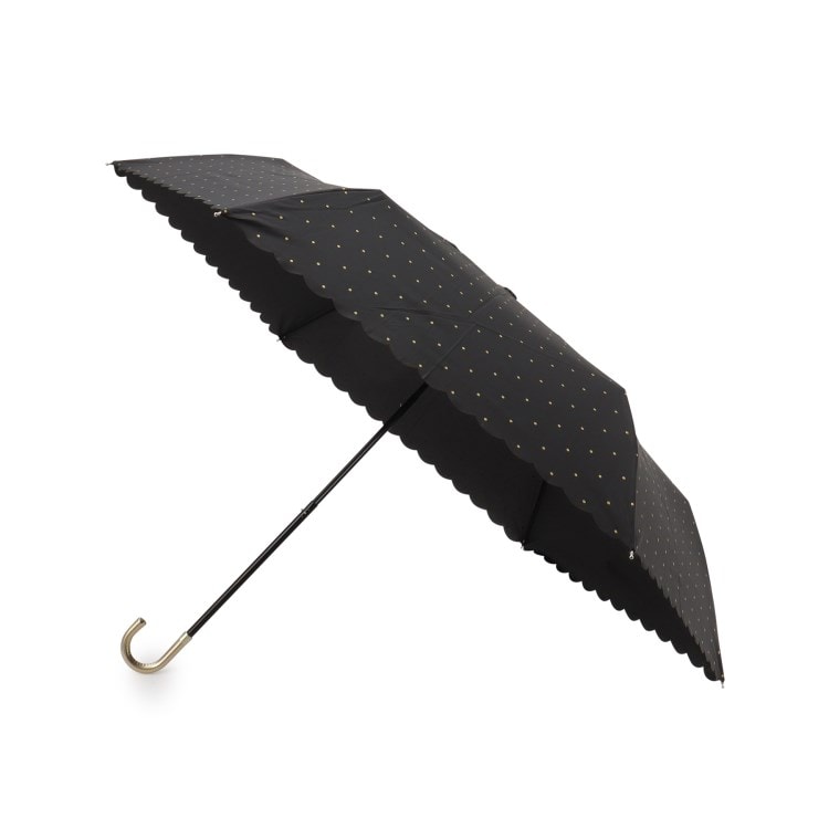 イッツデモ(ITS' DEMO)の【晴雨兼用】ミニ傘ドットグリッターヒートカット 折りたたみ傘