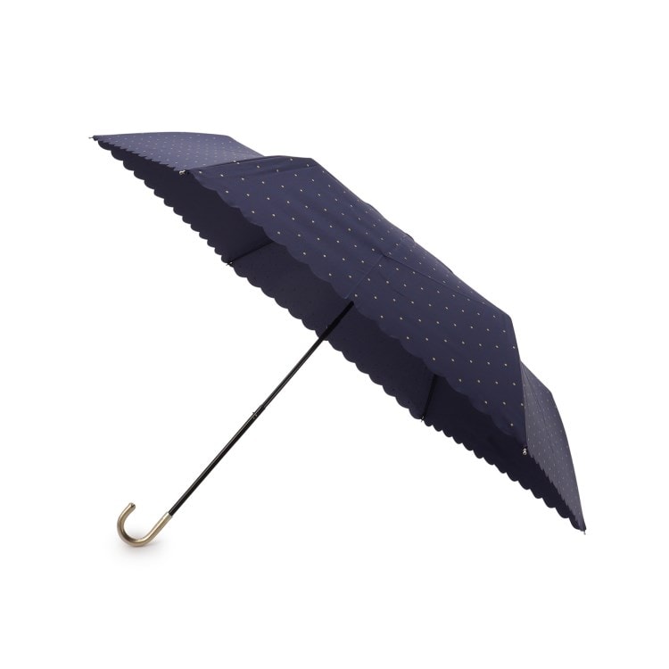 イッツデモ(ITS' DEMO)の【晴雨兼用】ミニ傘ドットグリッターヒートカット 折りたたみ傘
