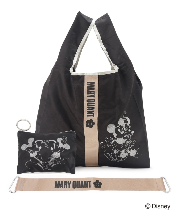 イッツデモ(ITS' DEMO)のMARY QUANT（マリークヮント）×DISNEY（ディズニー）　エコバッグ ブラック(019)