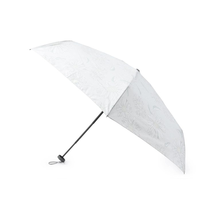 イッツデモ(ITS' DEMO)の【雨晴/超撥水/UVカット】スケッチフラワーミニ傘 折りたたみ傘
