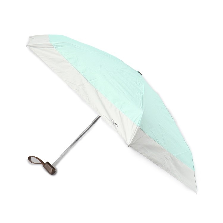 イッツデモ(ITS' DEMO)の晴雨ミニ傘遮光切り継ぎタイニー 折りたたみ傘