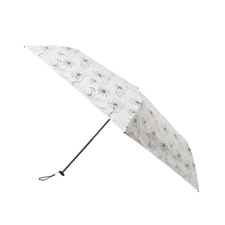 イッツデモ(ITS' DEMO)の晴雨ミニ傘スーパーライトラインフラワー 折りたたみ傘