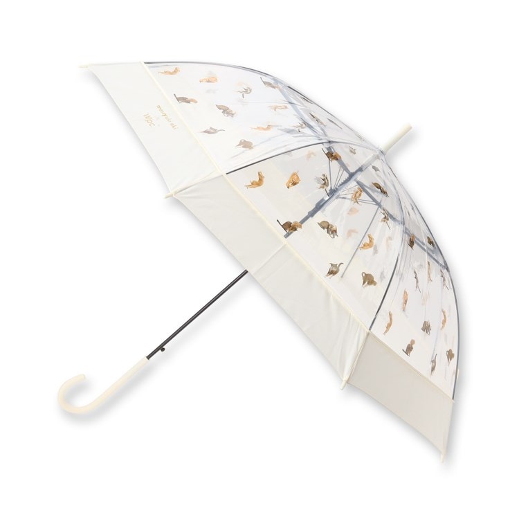 イッツデモ(ITS' DEMO)のビニ雨長傘沖昌之×Wpcプラスティックアンブレにゃん 長傘