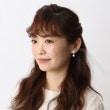 イッツデモ(ITS' DEMO)のフェイクパール付クローバーキュービックピアス5