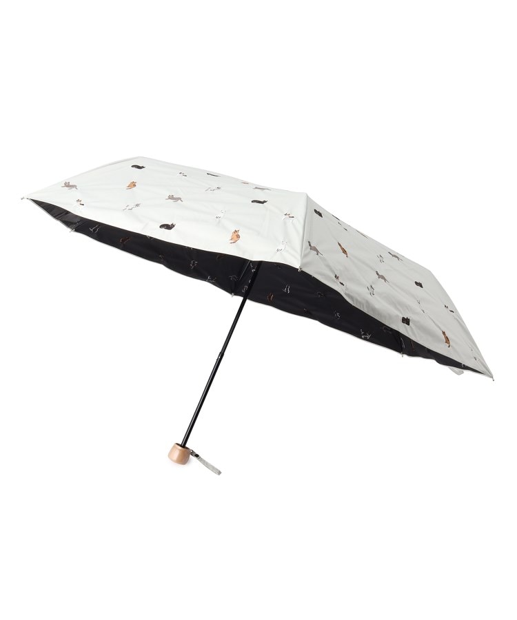 イッツデモ(ITS' DEMO)の【晴雨兼用／日傘／UV対策／折りたたみ傘】ミニ傘キャッツ1