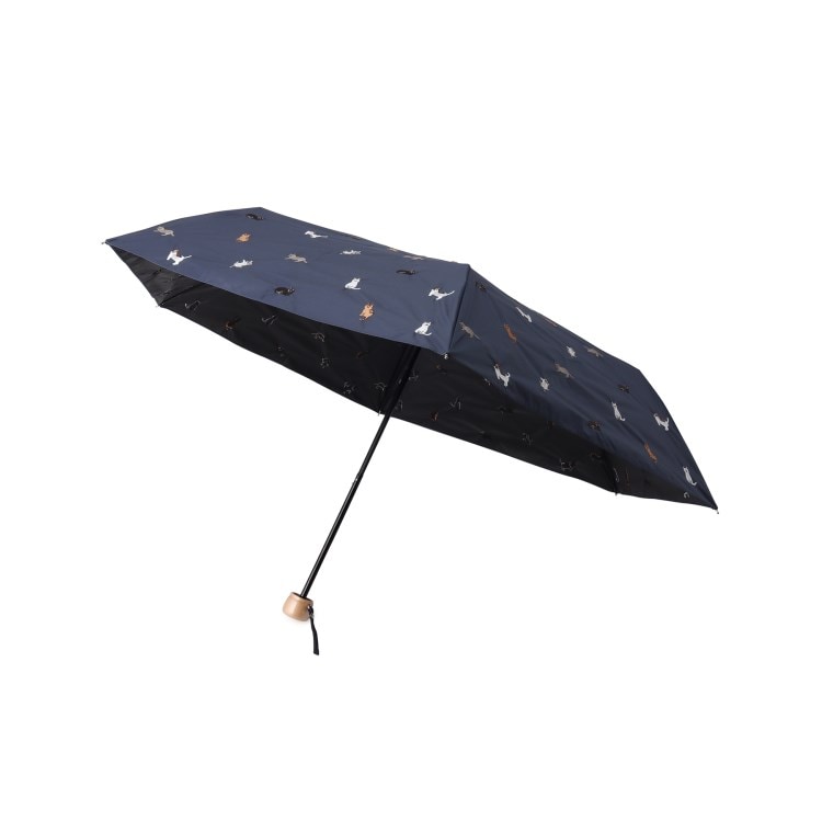 イッツデモ(ITS' DEMO)の【晴雨兼用／日傘／UV対策／折りたたみ傘】ミニ傘キャッツ 折りたたみ傘