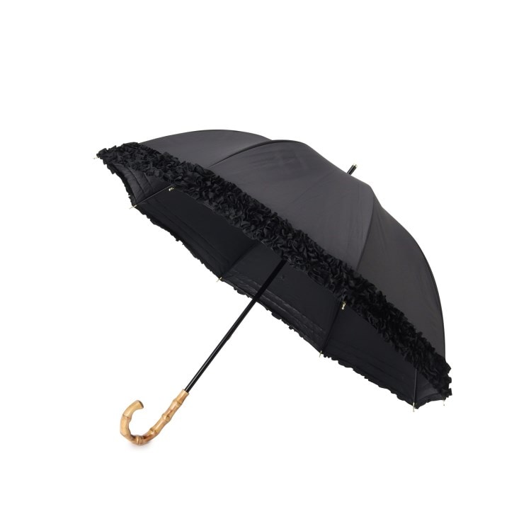 イッツデモ(ITS' DEMO)の【晴雨兼用／日傘／UV対策／長傘】ミニフリル50cm遮光 長傘