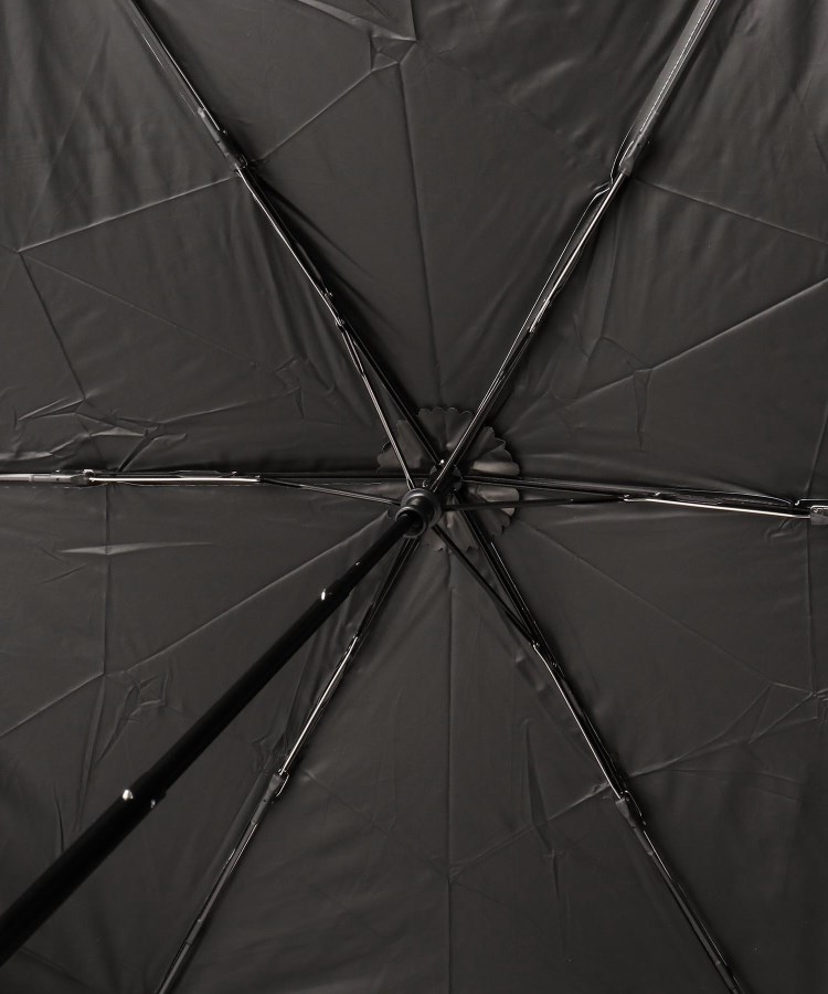 イッツデモ(ITS' DEMO)の【晴雨兼用／折り畳み傘／遮光遮熱／大きめ】ブラック切継55cm4