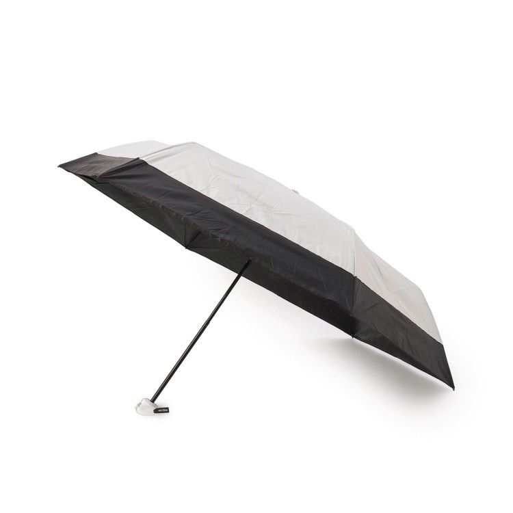 イッツデモ(ITS' DEMO)の【晴雨兼用／折り畳み傘／遮光遮熱／大きめ】ブラック切継55cm 折りたたみ傘