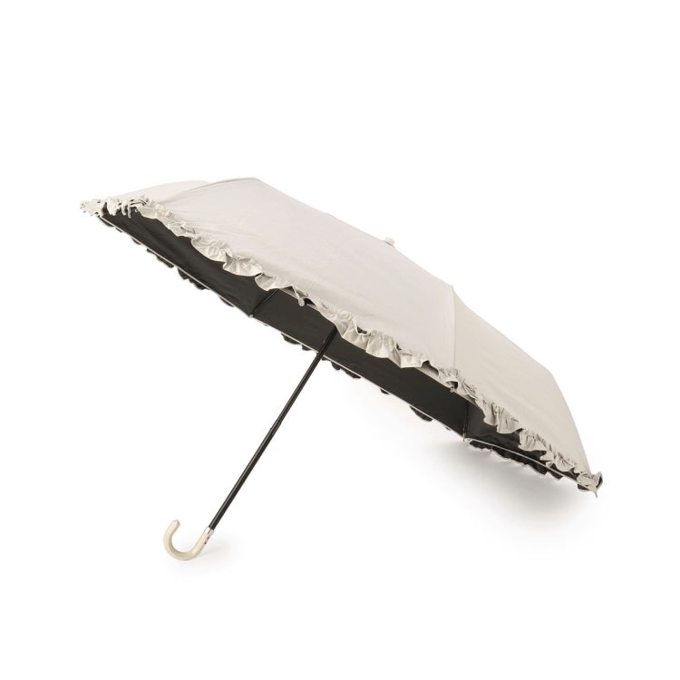 イッツデモ(ITS' DEMO)の【晴雨兼用／折り畳み傘】50cmフリル無地 折りたたみ傘