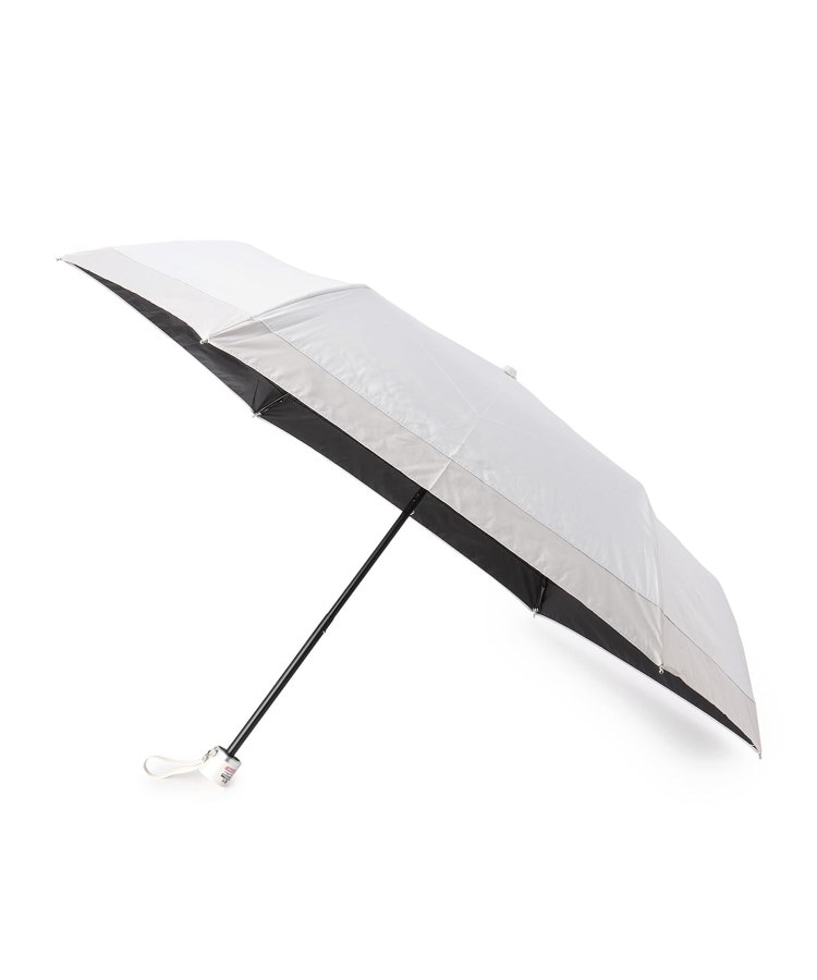 イッツデモ(ITS' DEMO)の【晴雨兼用／UV／遮光遮熱】バイカラー折り畳み傘50cm オフホワイト(003)