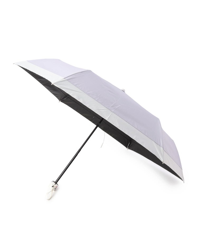 イッツデモ(ITS' DEMO)の【晴雨兼用／UV／遮光遮熱】バイカラー折り畳み傘50cm ラベンダー(080)