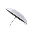 イッツデモ(ITS' DEMO)の【晴雨兼用／UV／遮光遮熱】バイカラー折り畳み傘50cm ラベンダー(080)
