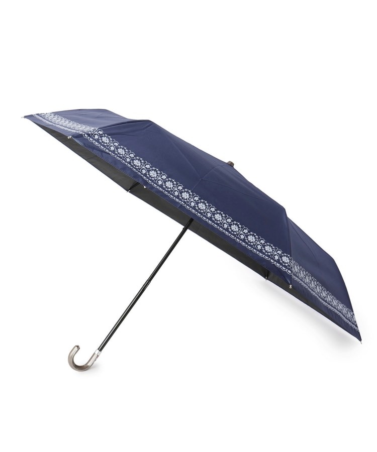 晴雨兼用/UV/遮光遮熱】発泡刺繍風折り畳み傘50cm(折りたたみ 晴雨兼用/UV/遮光遮熱】発泡刺繍風折り畳み傘50cm(折りたたみ