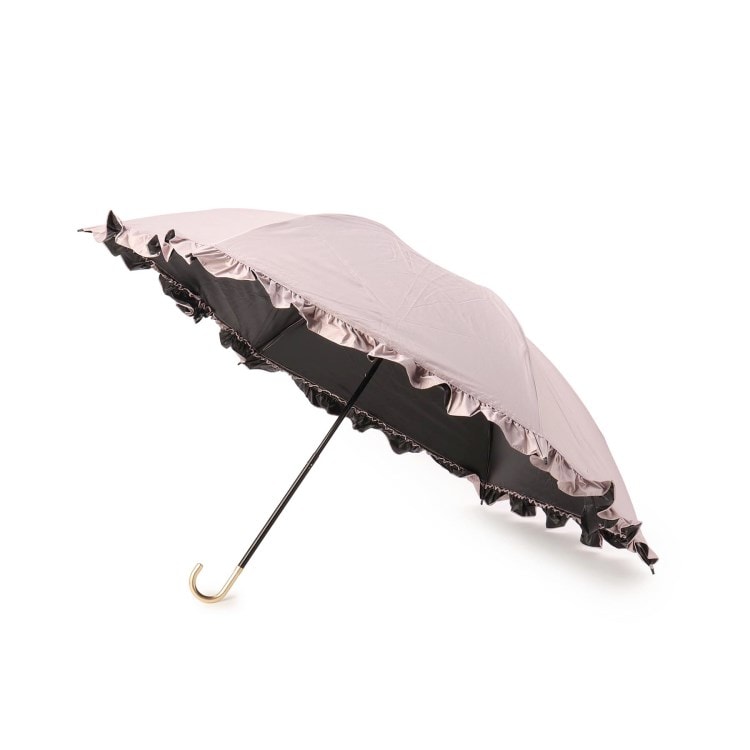 イッツデモ(ITS' DEMO)の【晴雨兼用／折り畳み傘／UV】Ｓハンドルフリル50cm 折りたたみ傘