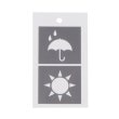 イッツデモ(ITS' DEMO)の【晴雨兼用／長傘】ＪＵＭＰ切り継ぎプレーン6