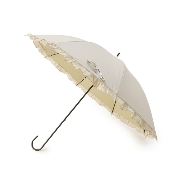 イッツデモ(ITS' DEMO)の【晴雨兼用／日傘／長傘】遮光クラシックフリル 長傘