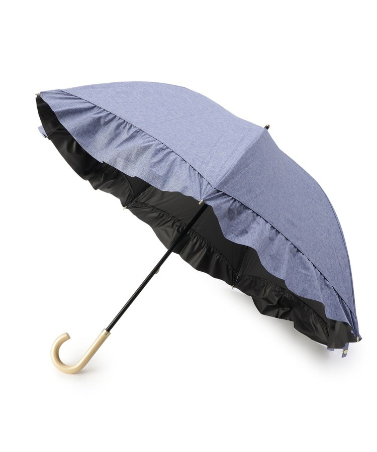 イッツデモ(ITS' DEMO)の【晴雨兼用／日傘／長傘】遮光ドームパラソルフリル1