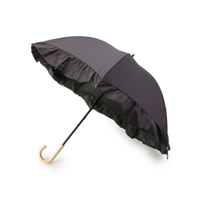 イッツデモ(ITS' DEMO)の【晴雨兼用／日傘／長傘】遮光ドームパラソルフリル 長傘