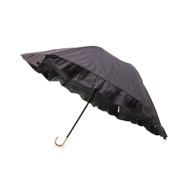 イッツデモ(ITS' DEMO)の【晴雨兼用／日傘／折り畳み傘】遮光ドームパラソルフリル 折りたたみ傘