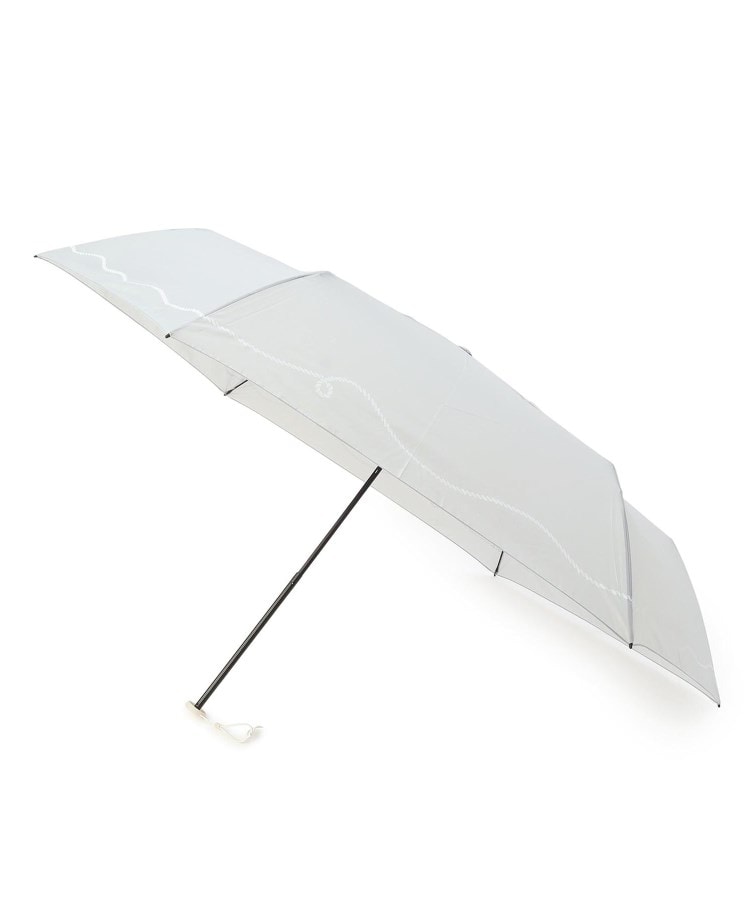 イッツデモ(ITS' DEMO)の【折り畳み傘／晴雨兼用／軽量／大きめ】ハンディールーフマリン60cm グレー(012)