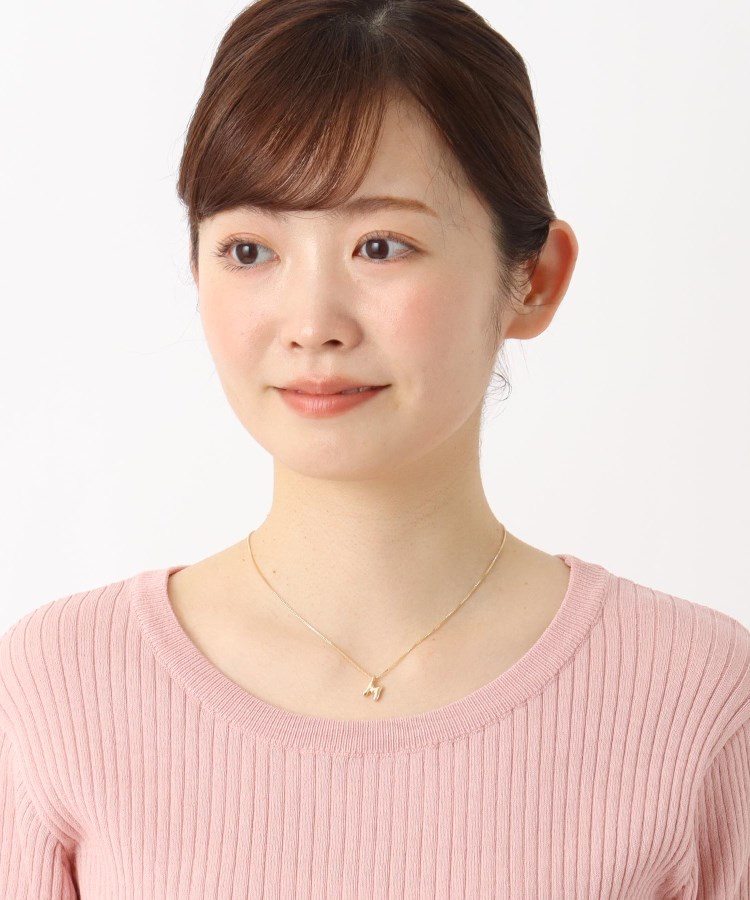 イッツデモ(ITS' DEMO)のイニシャルネックレス　Ｍ5