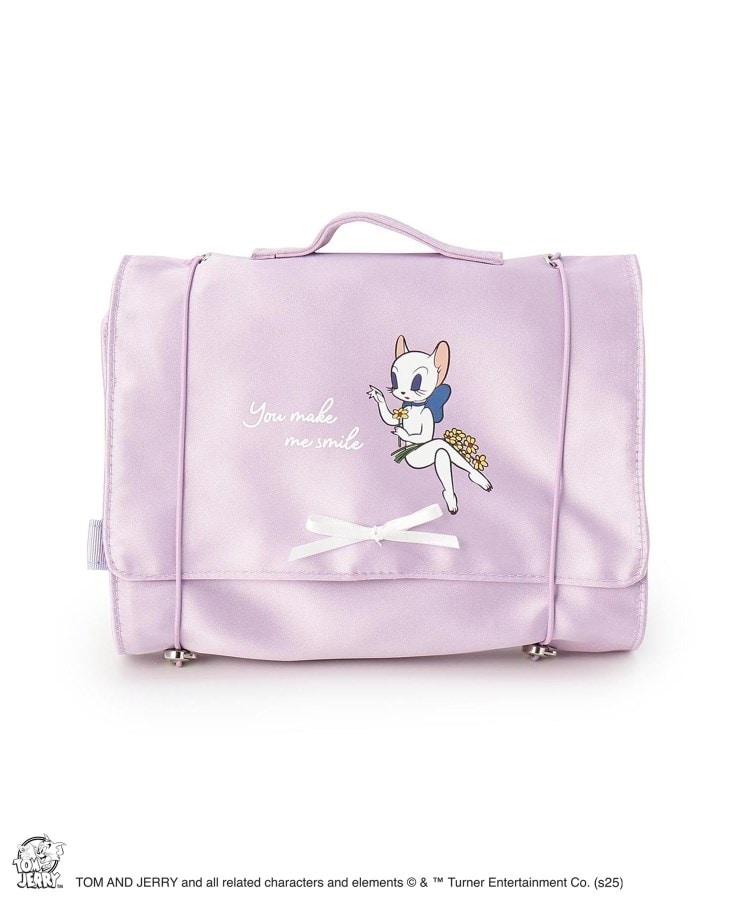 イッツデモ(ITS' DEMO)の＜TOM and JERRY＞トラベルコスメポーチ パープル(081)