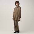 ティーケー タケオ キクチ(レディース)(tk.TAKEO KIKUCHI(Ladies))のロングシャツ トロミセットアップ(シャツ+パンツセットアイテム)32