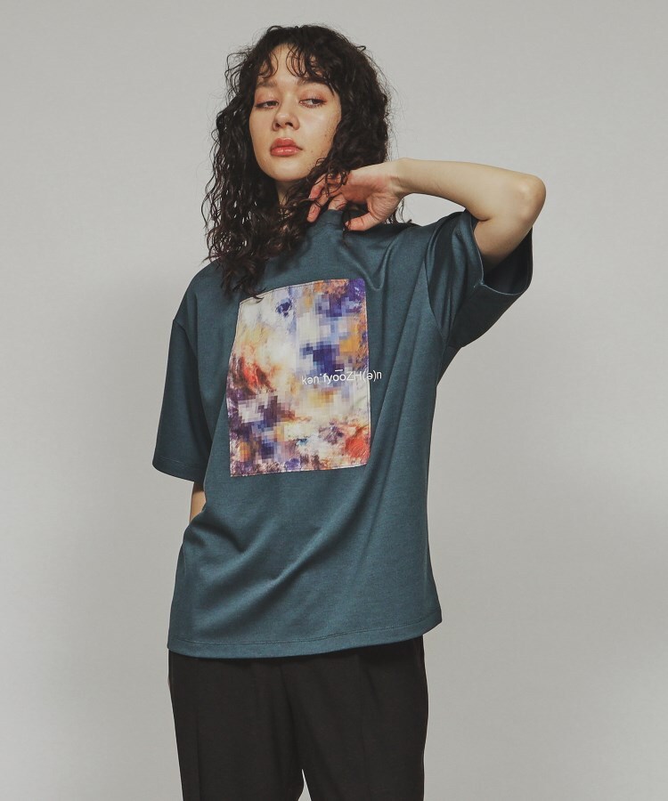 ティーケー タケオ キクチ(レディース)(tk.TAKEO KIKUCHI(Ladies))のモザイクアブストTシャツ12